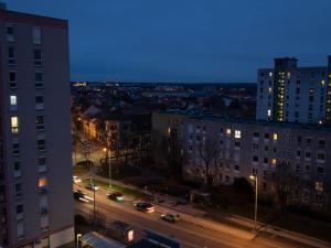 Výhľad na mesto Pécs alebo výhľad na mesto priamo z apartmánu
