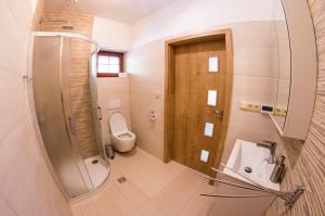 Koupelna v ubytování Apartmán Benecko 213