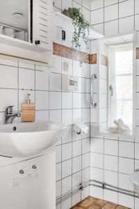 Koupelna v ubytování Charming Country Home in Vollsjö
