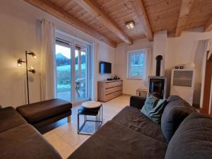 A seating area at Chalet in Kötschach by Ski Slopes