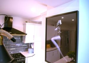 Kuchyň nebo kuchyňský kout v ubytování Rostron House