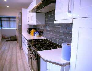 Kuchyň nebo kuchyňský kout v ubytování Rostron House