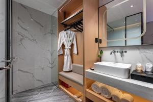 Koupelna v ubytování Jinshi Hotel