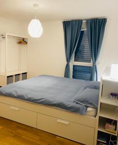 Postel nebo postele na pokoji v ubytování brauHAUS