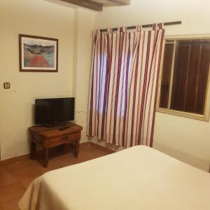 Televízia a/alebo spoločenská miestnosť v ubytovaní Hotel Villa de Berzocana