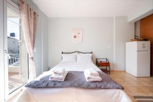 Postel nebo postele na pokoji v ubytování 'Bella' studio flat
