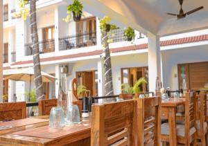 Restaurace v ubytování The Verda De Miranda Resort Morjim North Goa