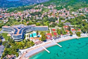 an aerial view of the city of šibenik at Villa Lemon Garden - Apartment in Dubrovnik in Mlini