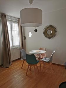 Posezení v ubytování Chez Arnauld