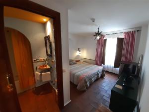 Cama o camas de una habitación en Los Espinares
