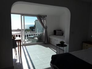 Posteľ alebo postele v izbe v ubytovaní Sea Views, Beach & pool La Cala Mijas ,Alcantara