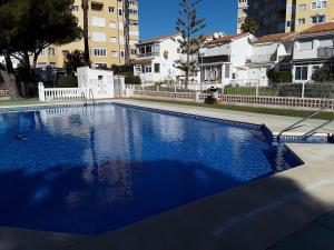 Bazén v ubytovaní Sea Views, Beach & pool La Cala Mijas ,Alcantara alebo v jeho blízkosti