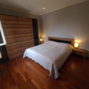 Katil atau katil-katil dalam bilik di Apartment in Rovinj with balcony, air conditioning, WiFi, washing machine 5116-1