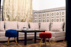 Posezení v ubytování Lovely Apartment in Tetouan