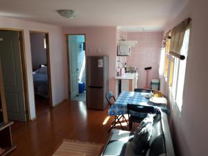 Uma área de estar em Rosa Herminia
