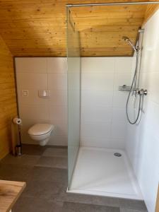 Koupelna v ubytování Reimers Chalets Hochrindl 2A + 10 fotografií