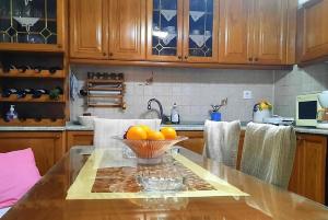 Kuchyň nebo kuchyňský kout v ubytování CORFU MAGDAS HOLIDAY