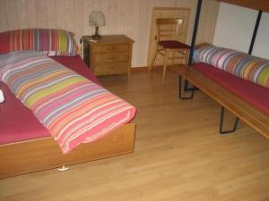 Postel nebo postele na pokoji v ubytování Gmünde