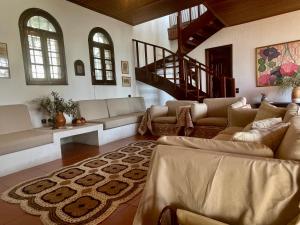 Χώρος καθιστικού στο Villa Rodi Pelion