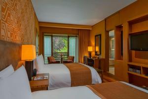 Cama ou camas em um quarto em Tambo del Inka, a Luxury Collection Resort & Spa, Valle Sagrado