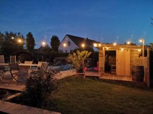 Bazén v ubytování Gîte du Curnolo 3* pour 4/6pers avec spa, piscine nebo v jeho okolí