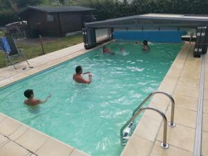 Bazén v ubytování Gîte du Curnolo 3* pour 4/6pers avec spa, piscine nebo v jeho okolí