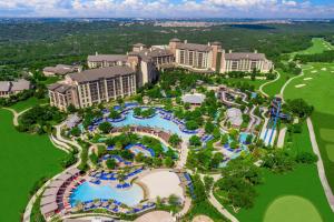 an aerial view of a resort with a pool at JW Marriott San Antonio Hill Country Resort & Spa in San Antonio