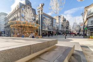 Widok na miasto Vigo z tego apartamentu