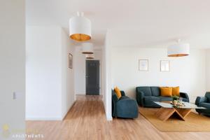 Гостиная зона в Pineapple Apartments Dresden Altstadt I - 117 qm - 1x free parking