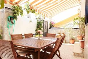 Patio nebo venkovní prostory v ubytování Nahe Meer - Sonne pur - verkehrsfrei