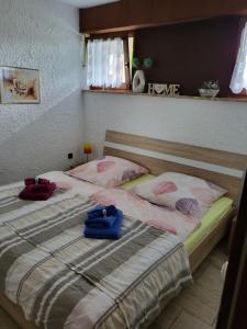Postel nebo postele na pokoji v ubytování Appartment 025 in Tossens
