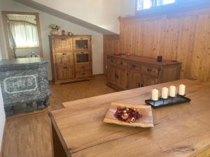 Kuchyň nebo kuchyňský kout v ubytování Apartment Margherita