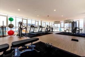 Fitness centrum a/nebo fitness zařízení v ubytování Apartamento Moderno en Oranjestad Aruba