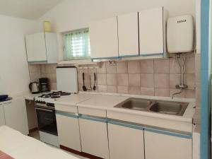 Kuchyň nebo kuchyňský kout v ubytování apartmani srecko