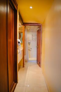 Phòng tắm tại Hotel Casa Santa Lucia