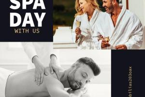 a man getting a spa day with a woman at Bugambilias 203 Oaxaca in Oaxaca City
