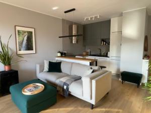 Część wypoczynkowa w obiekcie Royal Park Łazienki - Terrace Boutique Apartment