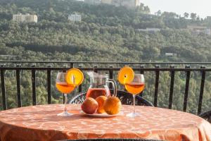 Balkón alebo terasa v ubytovaní B&B Villa del Sole Relais