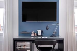 TV o dispositivi per l'intrattenimento presso Hotel Svendborg