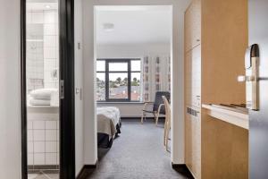 Letto o letti in una camera di Hotel Svendborg