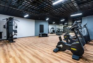 Posilňovňa alebo fitness centrum v ubytovaní Śląska 12 by Perfect Apart