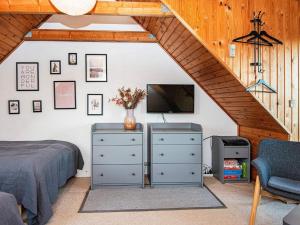 Posezení v ubytování Holiday home Rømø CXXV