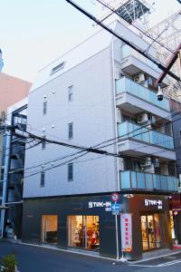 a building on the side of a street at Dotonbori Royal in Osaka