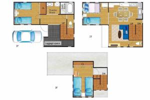 Planimetria di Seaside House Enoshima 江ノ島, Free Parking 漫居湘南海岸, 尋訪灌籃高手
