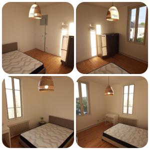 Posteľ alebo postele v izbe v ubytovaní Colocation maison - Villeurbanne près de Lyon