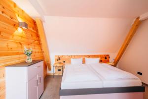 Voodi või voodid majutusasutuse Hotel Andres toas