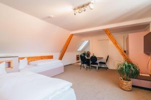 Voodi või voodid majutusasutuse Hotel Andres toas