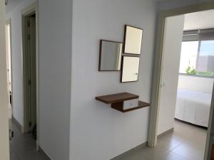Łóżko lub łóżka w pokoju w obiekcie Casa Grullo