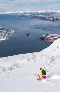 Basecamp Narvik v zimě