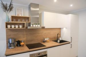Η κουζίνα ή μικρή κουζίνα στο Albatross Apartment Romantic
